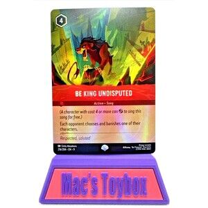 Disney Lorcana TCG - Fabled: Be King Undisputed (216/204) - Epic Foil - NM